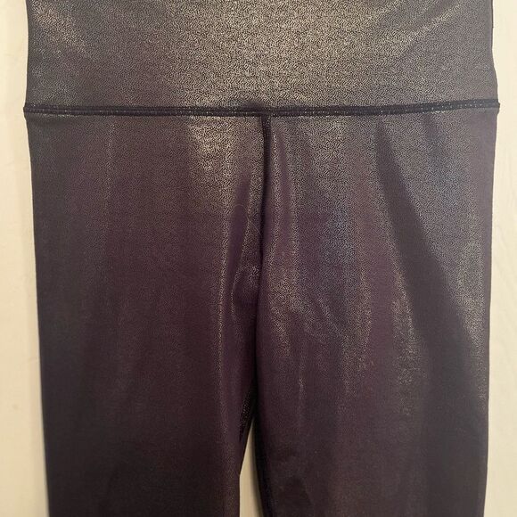 Aerie Off-line Purple Leggings with Wide Waistband - Picture 6 of 8